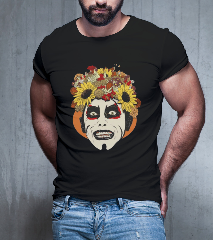 Danhausen Fallhausen Sunflower Face Paint WWE Wrestling T-Shirt
