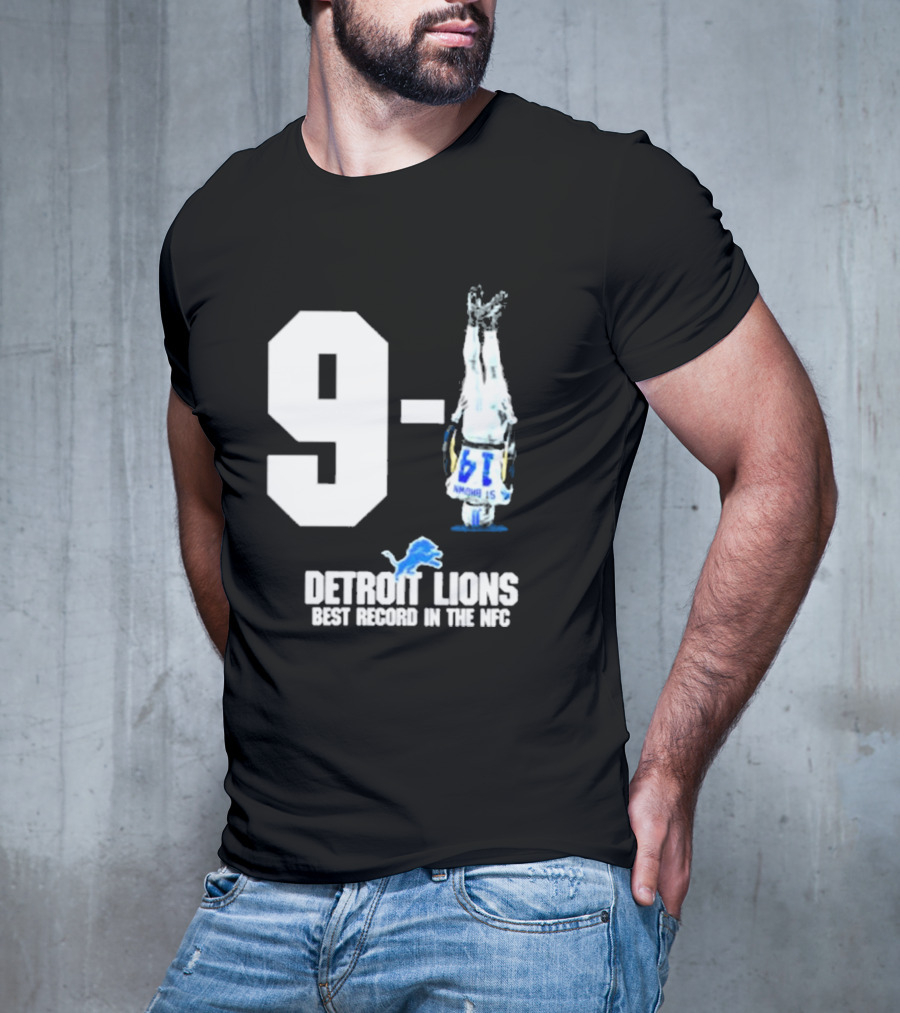 Onepride 9 1 Detroit Lions Best Record In The NFC T-Shirt