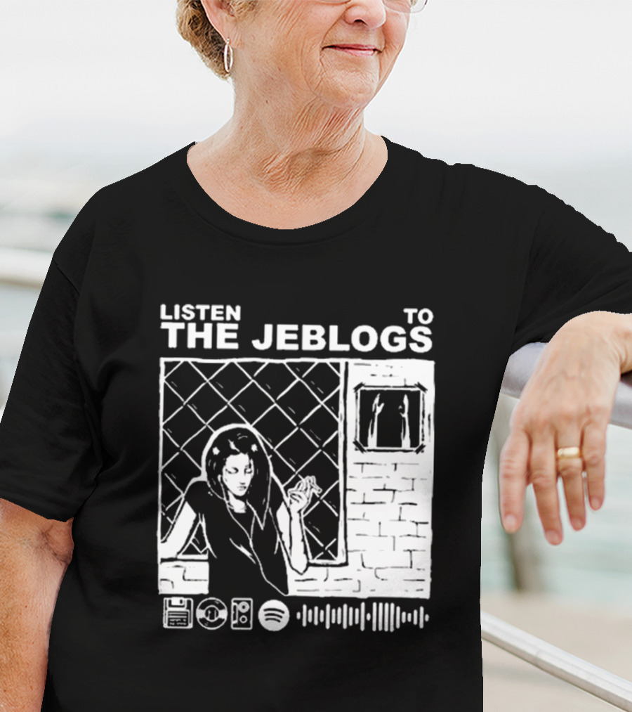 Listen To The Jeblogs Music Streaming Icons T-Shirt