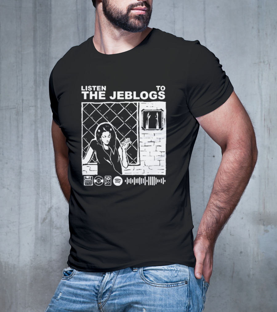 Listen To The Jeblogs Music Streaming Icons T-Shirt