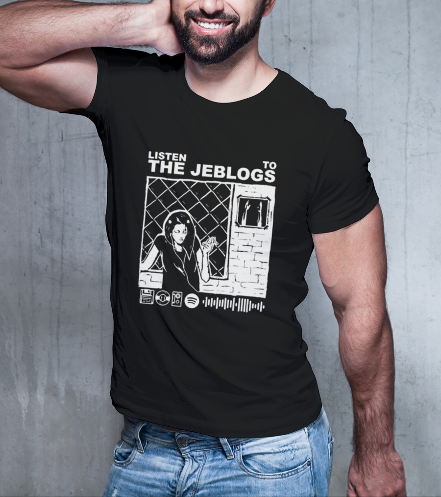 Listen To The Jeblogs Music Streaming Icons T-Shirt