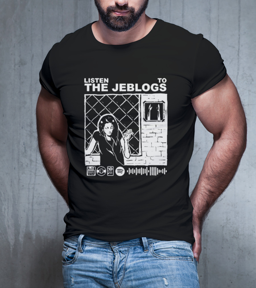 Listen To The Jeblogs Music Streaming Icons T-Shirt