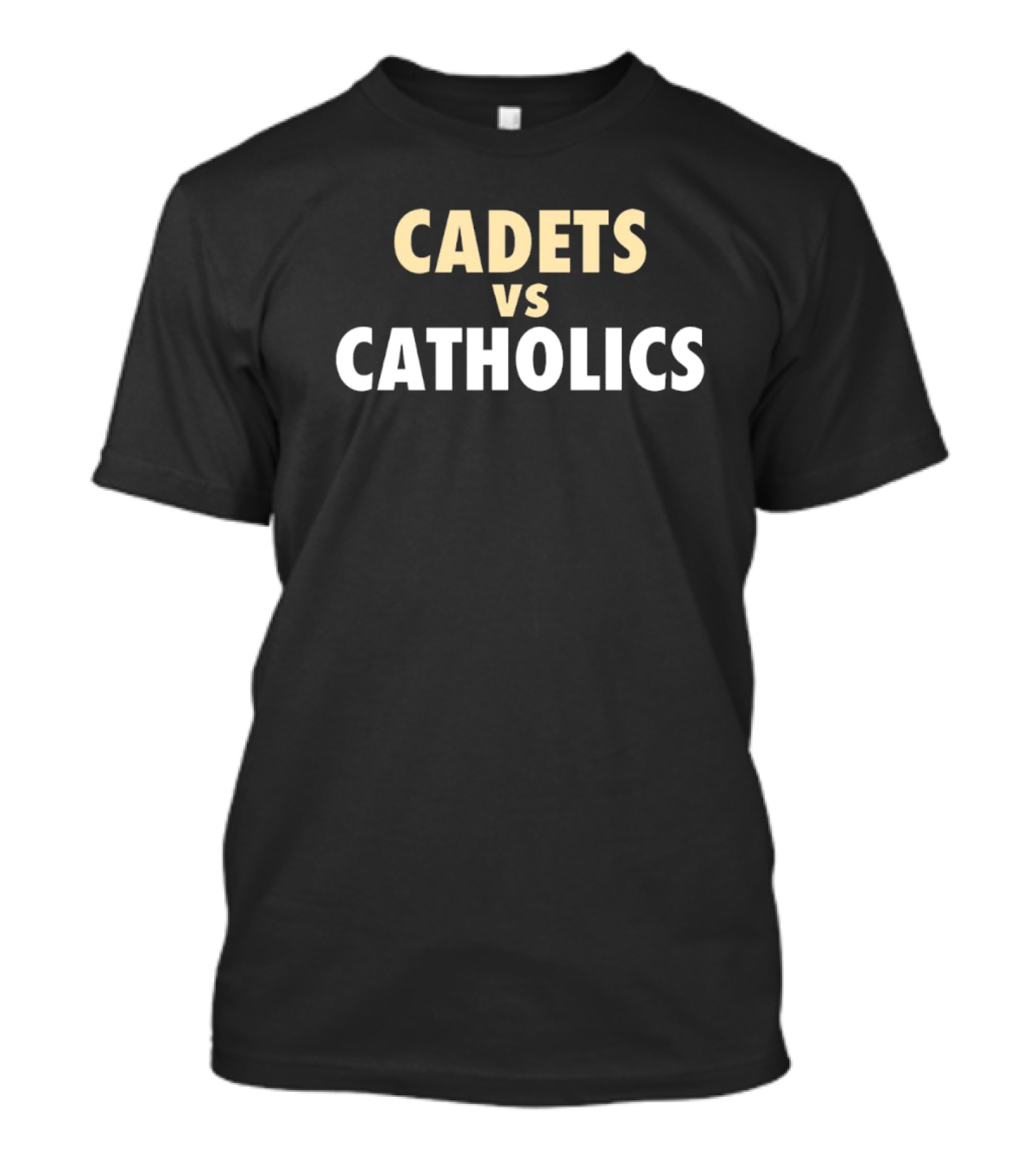 Cadets Vs. Catholics New Orleans Saints NFL Showdown T-Shirt