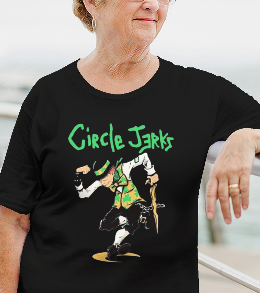 Circle Jerks Band Boston 24 Dance Leprechaun T-Shirt