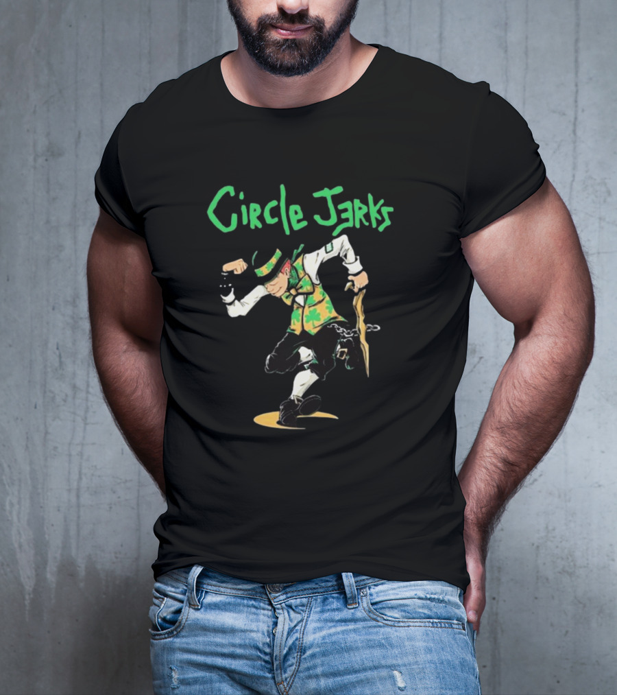 Circle Jerks Band Boston 24 Dance Leprechaun T-Shirt