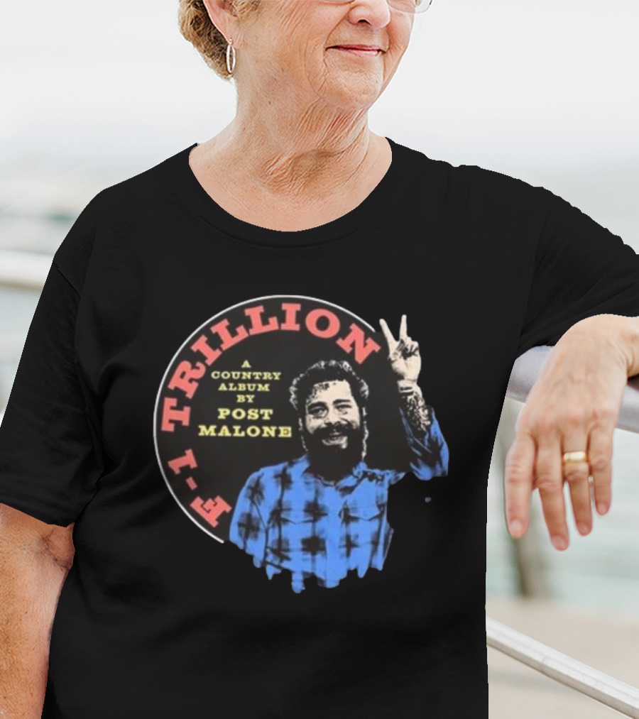 F-1 Trillion A Country Album By Post Malone Peace T-Shirt