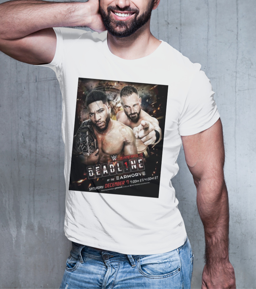 WWE NXT Deadline At The Armory Minneapolis Saturday December 7 7:00 PM ET / 4:00 PM ET T-Shirt