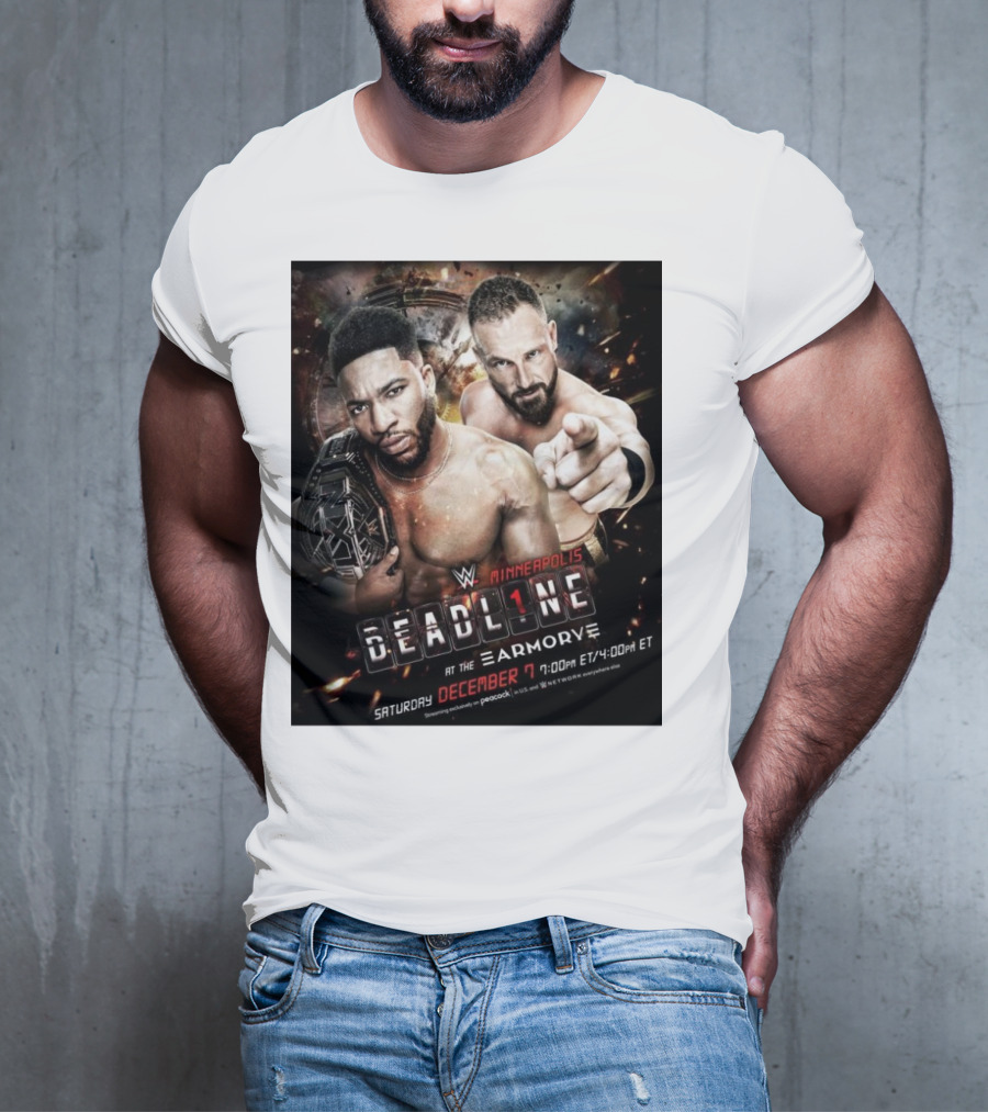 WWE NXT Deadline At The Armory Minneapolis Saturday December 7 7:00 PM ET / 4:00 PM ET T-Shirt