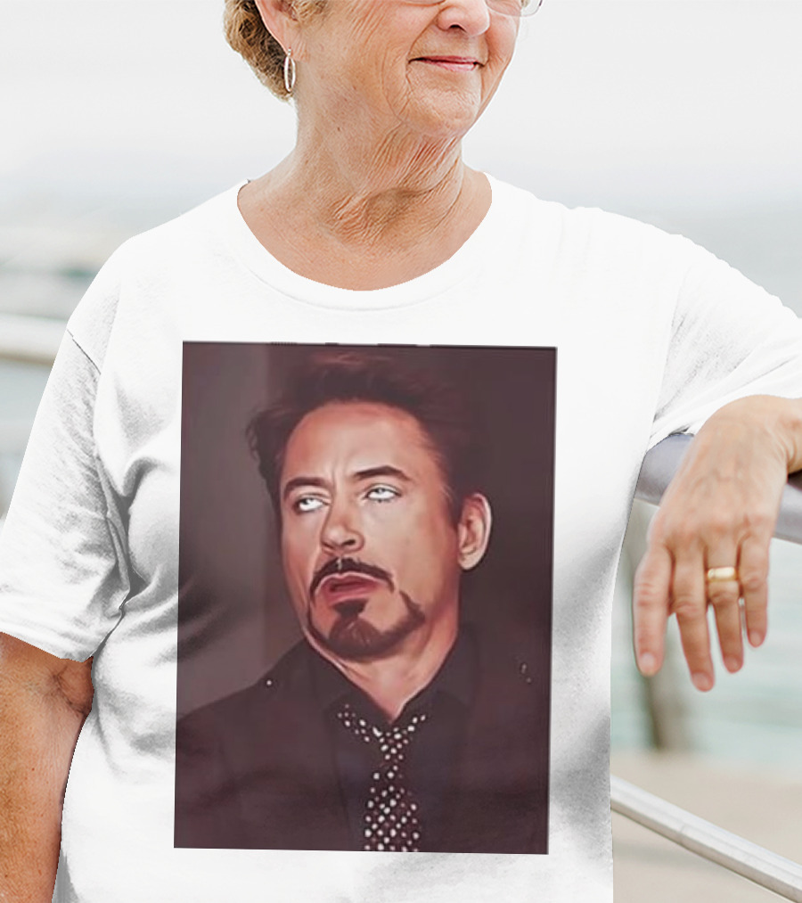 The RDJ Eye Roll Meme Face T-Shirt