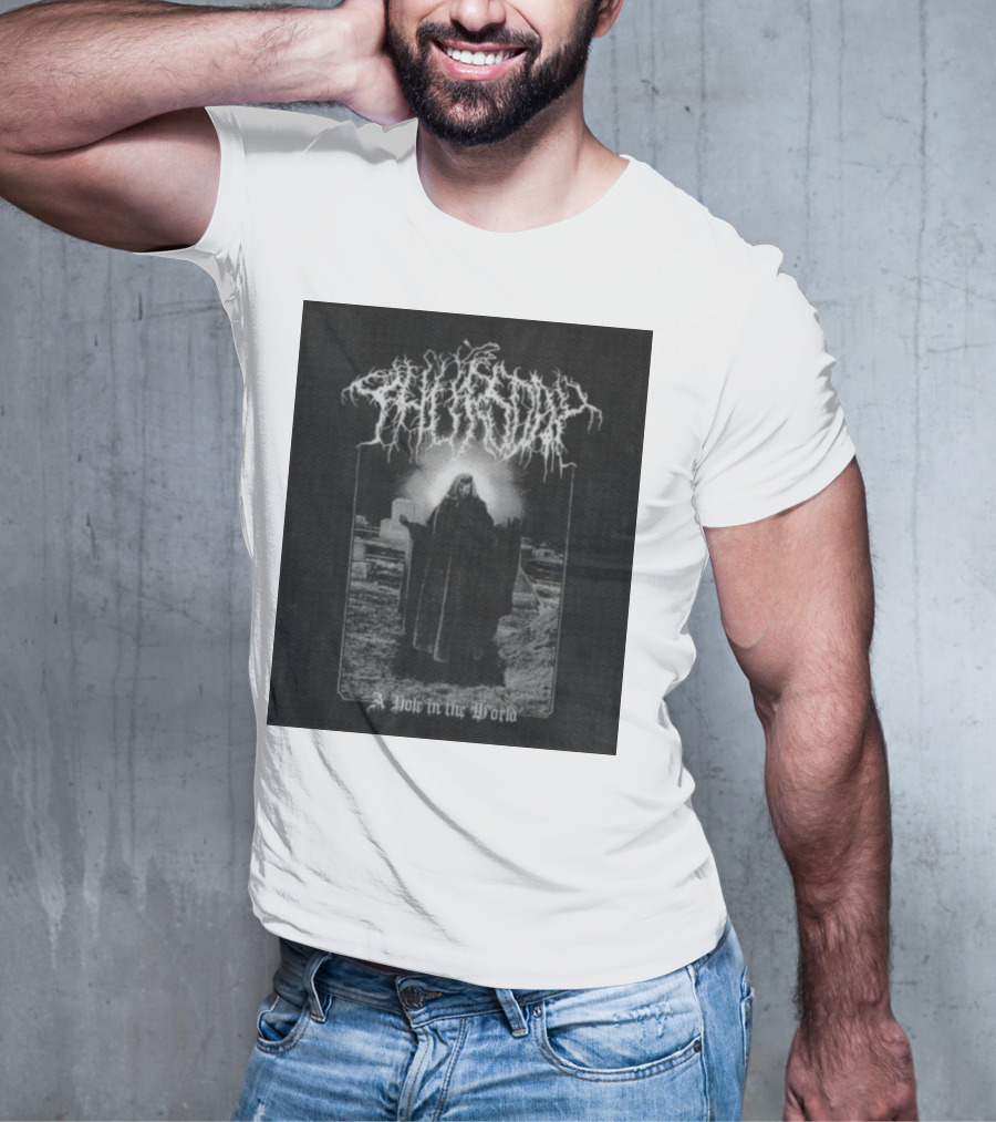 Thursday A Hole In The World Mysterious Cloaked Figure In Cemetery T-Shirt