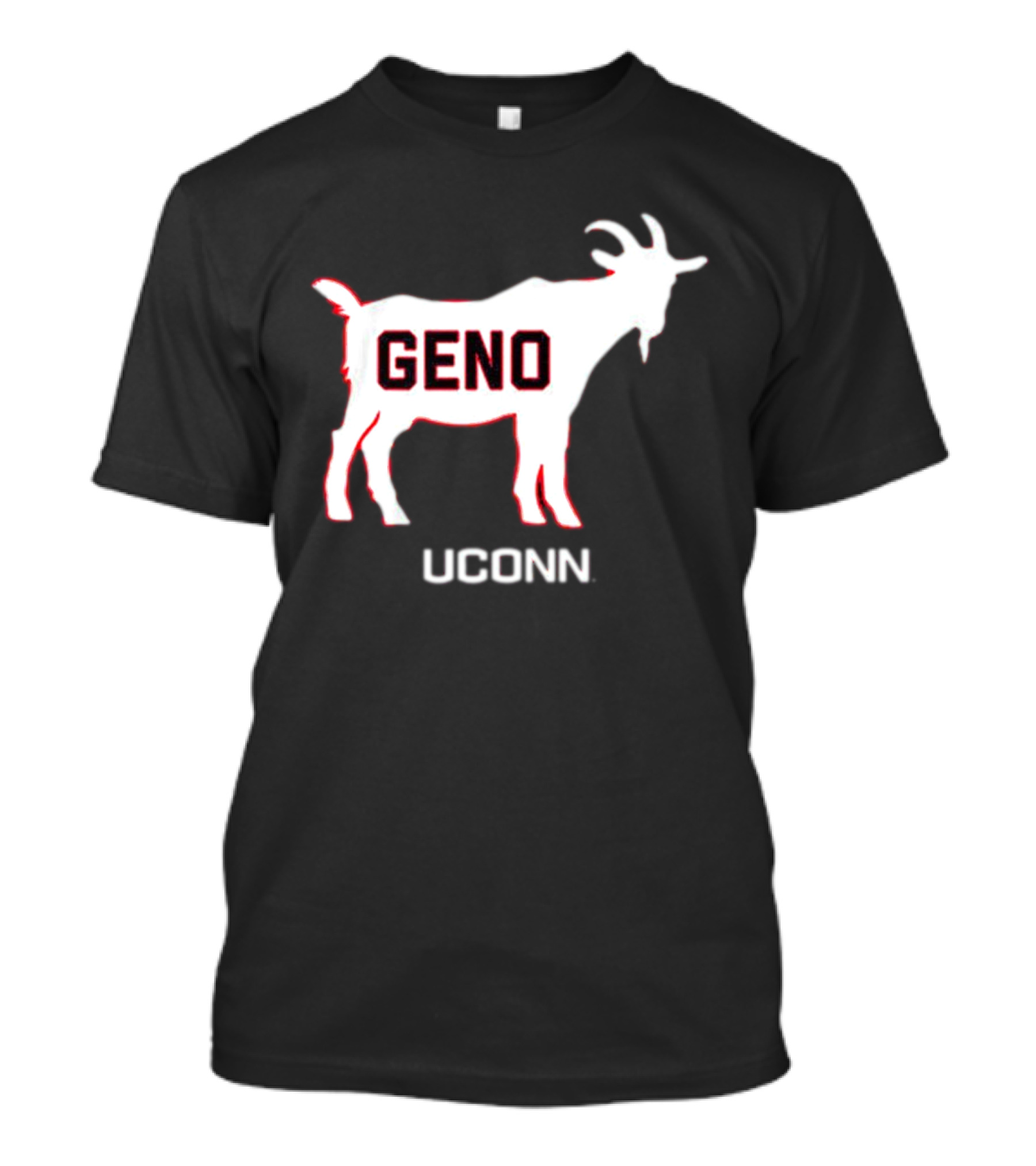 UConn Huskies Geno Basketball GOAT T-Shirt