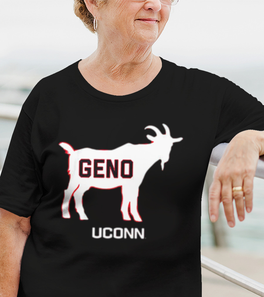 UConn Huskies Geno Basketball GOAT T-Shirt