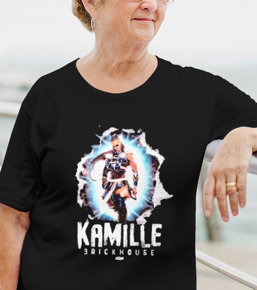 Kamille Brickhouse AEW Burst Impact T-Shirt