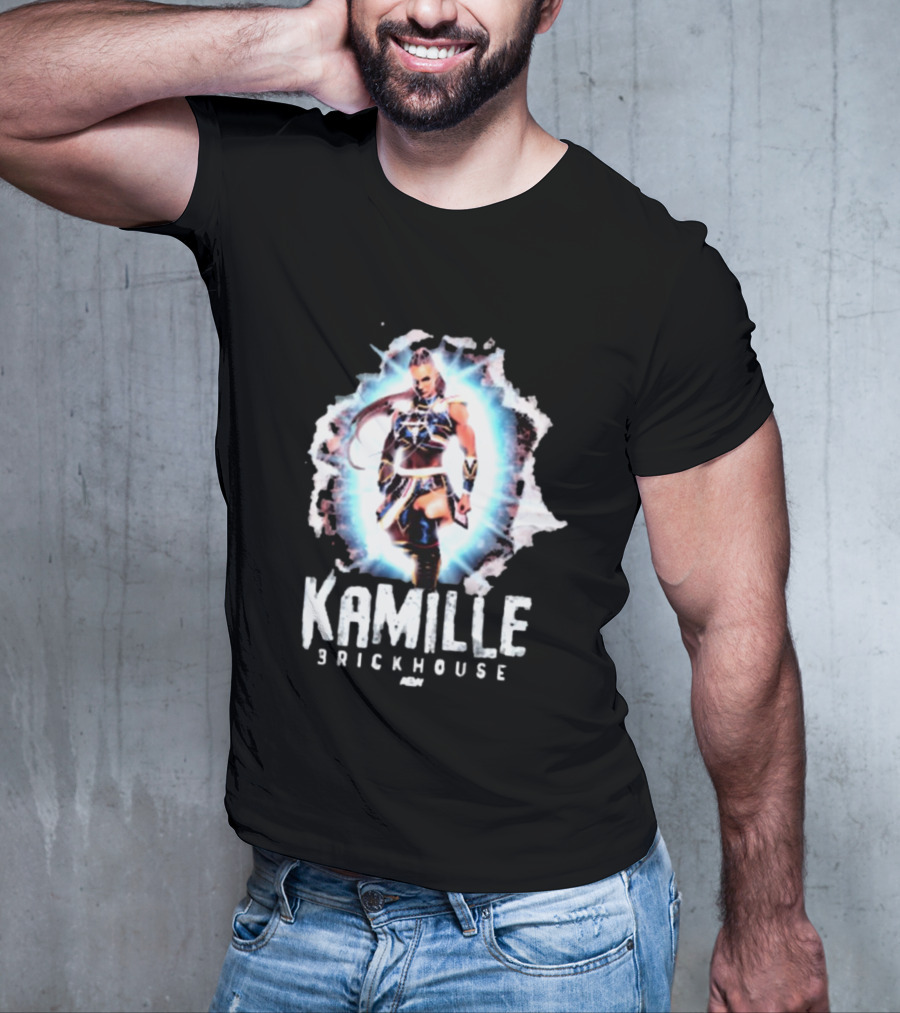 Kamille Brickhouse AEW Burst Impact T-Shirt