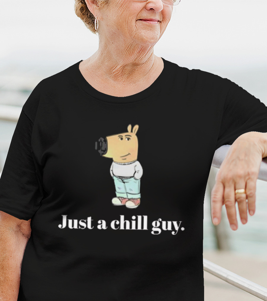 Just A Chill Guy Krone Relaxed Character T-Shirt
