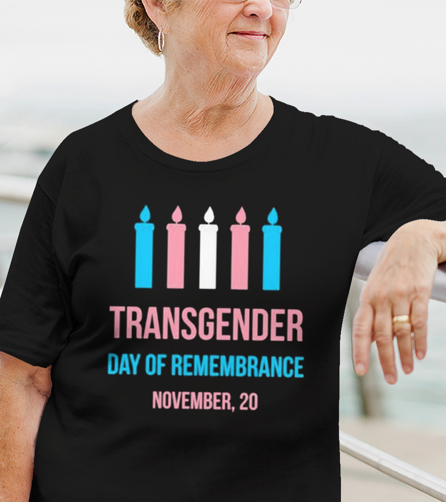 Transgender Day Of Remembrance November 20 Candles T-Shirt