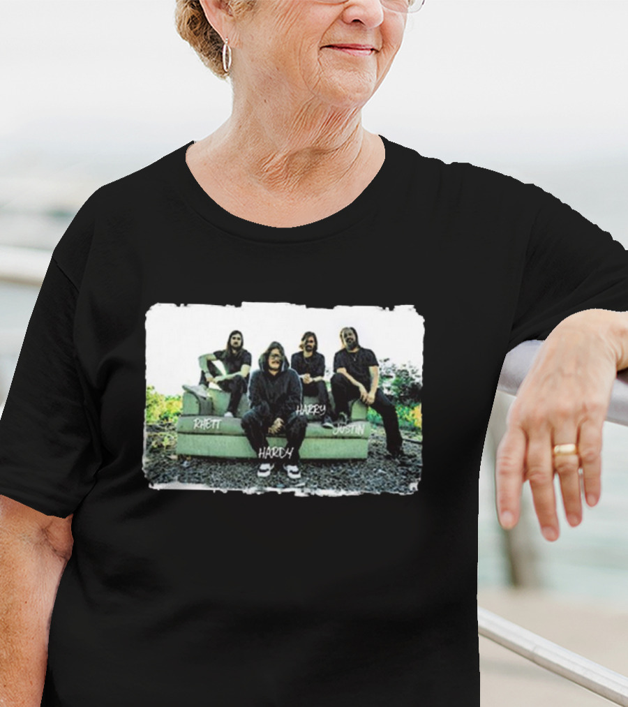 Rhett Hardy Harry Justin Band Photo T-Shirt
