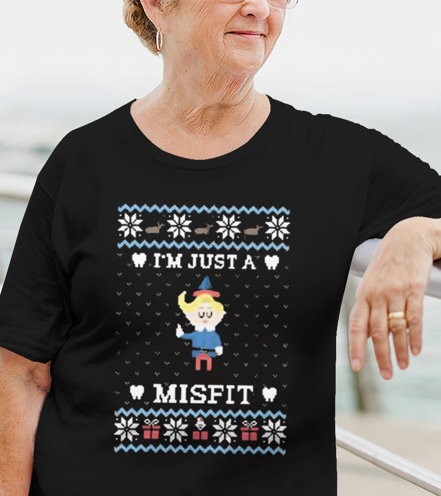I'm Just A Misfit Ugly Christmas Sweater T-Shirt
