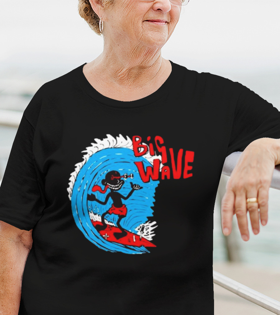 Lil Darkie Big Wave Surfing Vintage T-Shirt