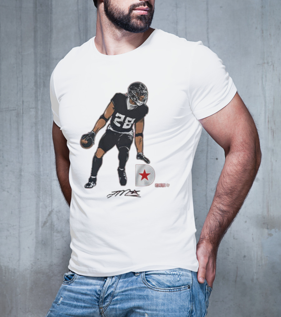 Joe Mixon 28 Houston Texans NFL Signature Player T-Shirt