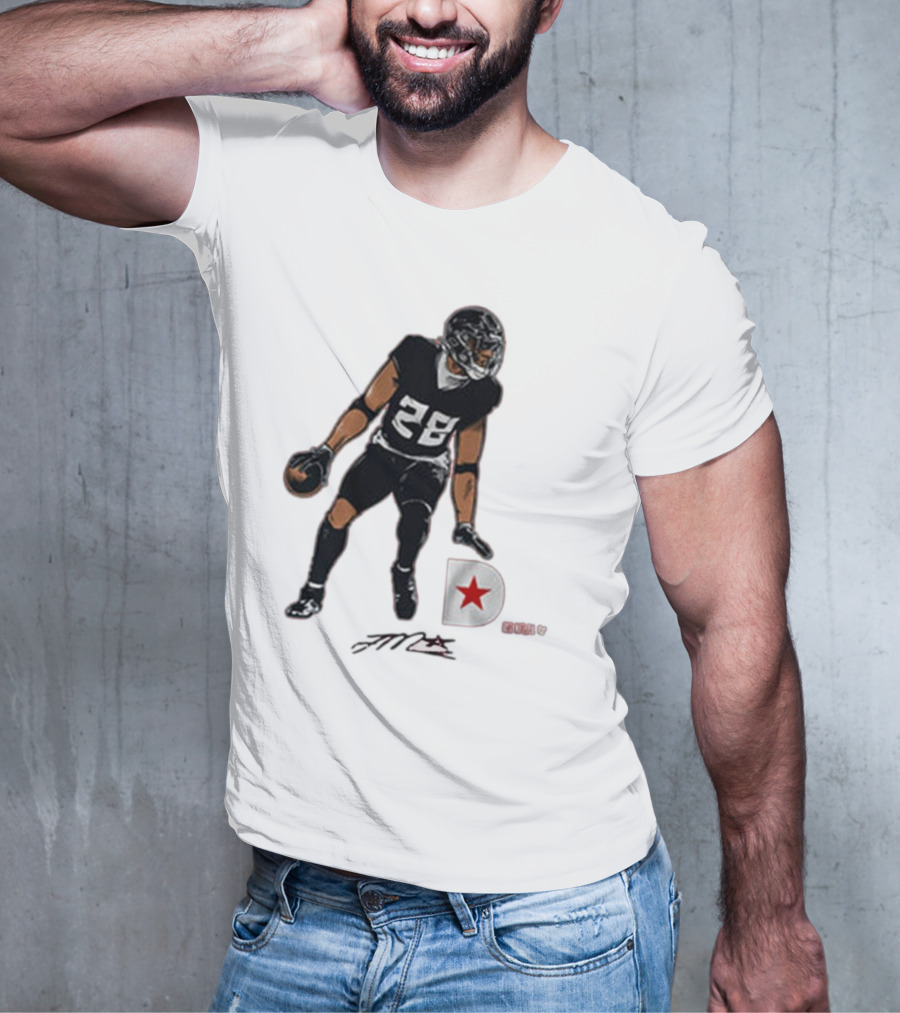 Joe Mixon 28 Houston Texans NFL Signature Player T-Shirt