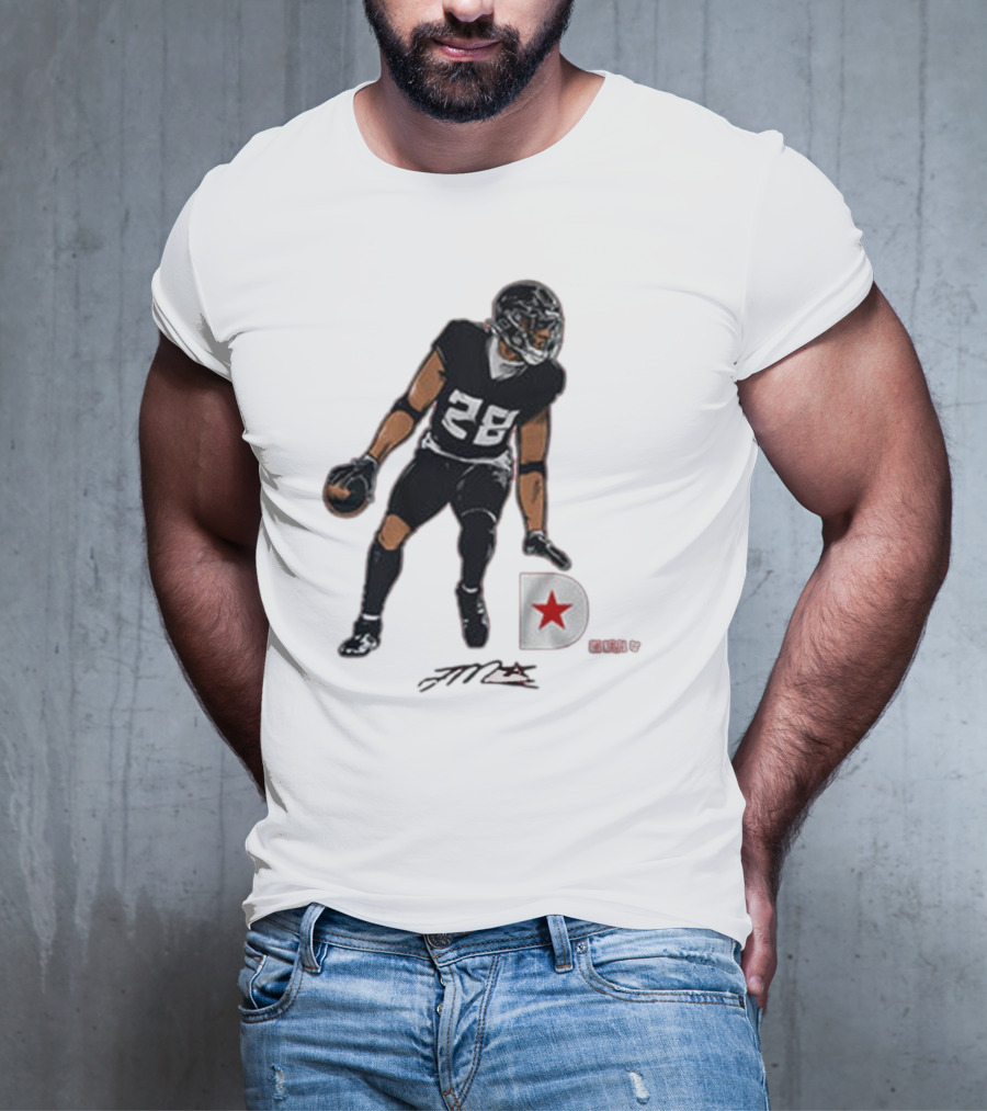 Joe Mixon 28 Houston Texans NFL Signature Player T-Shirt