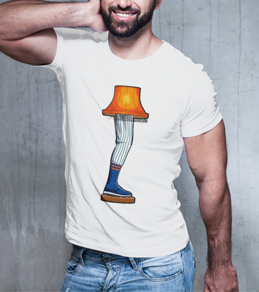 LGM Leg Lamp New York Mets MLB Baseball T-Shirt
