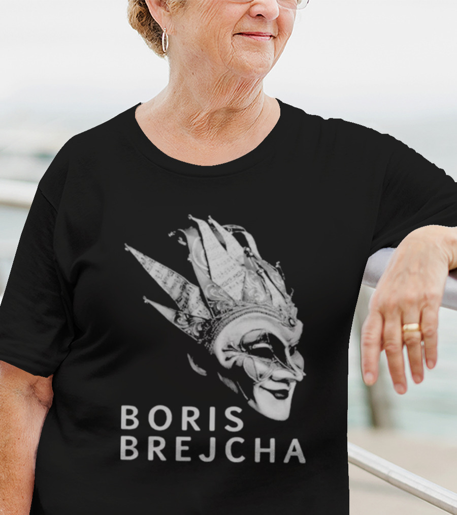 Boris Brejcha Joker Mask Monochrome Music Concept T-Shirt