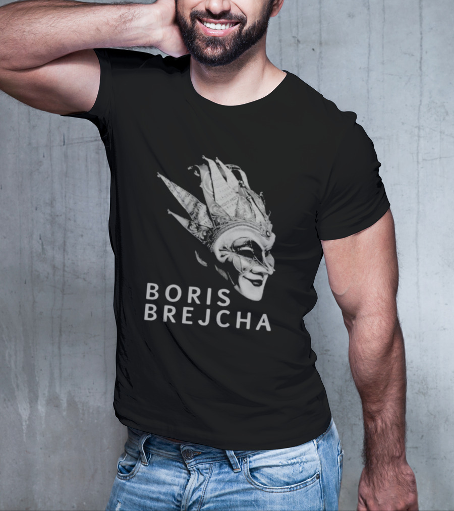 Boris Brejcha Joker Mask Monochrome Music Concept T-Shirt