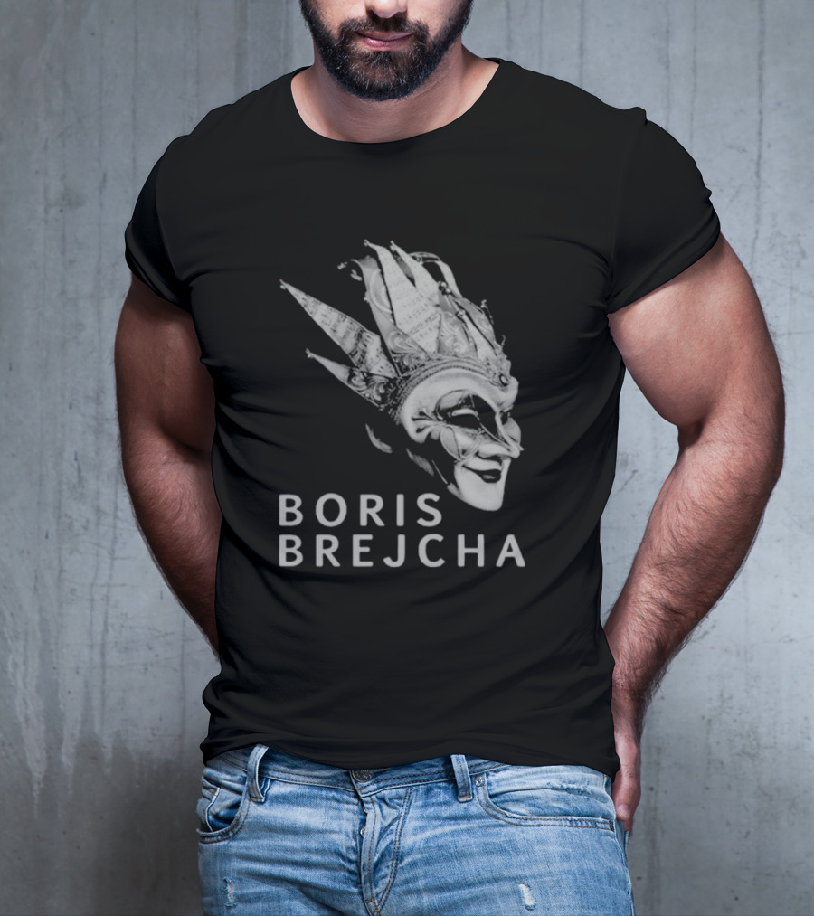 Boris Brejcha Joker Mask Monochrome Music Concept T-Shirt