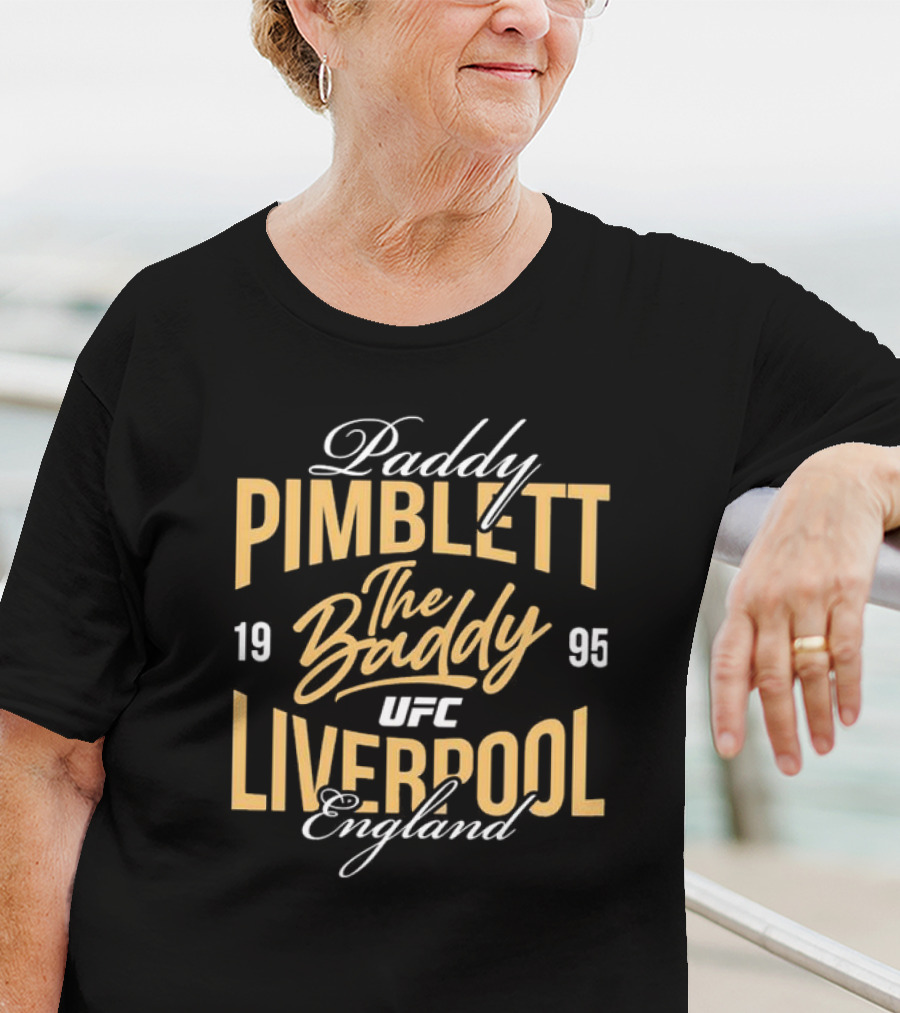 Paddy Pimblett The Baddy UFC Liverpool England 1995 T-Shirt