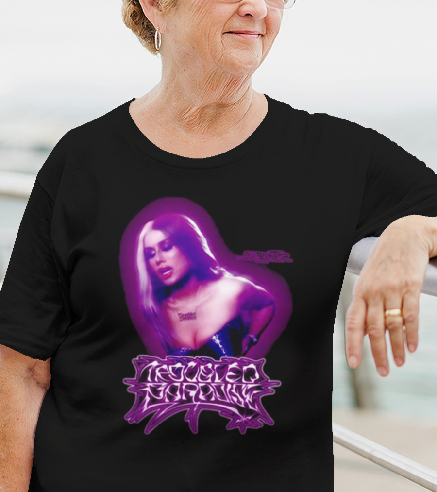 Slayyyter Troubled Paradise Purple Aura T-Shirt