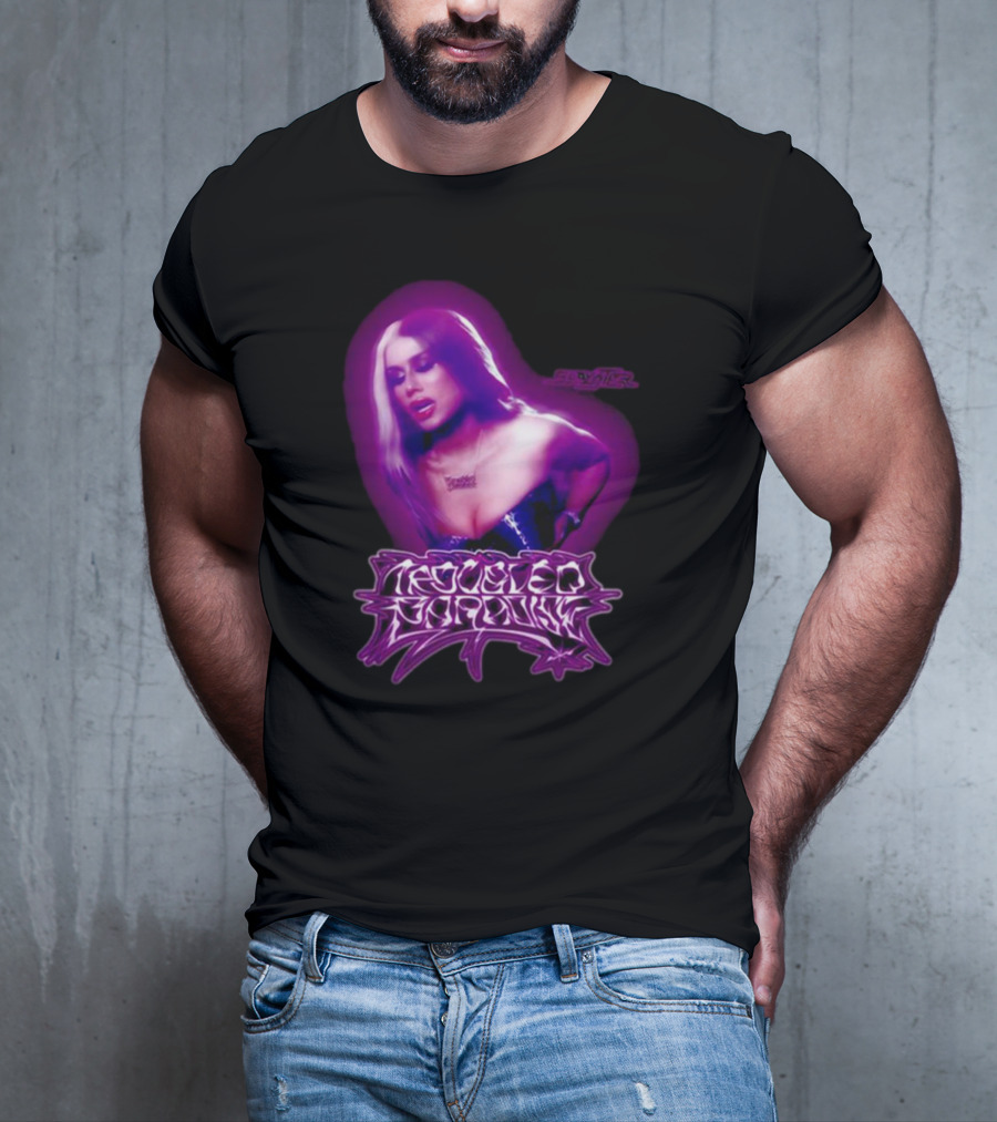 Slayyyter Troubled Paradise Purple Aura T-Shirt