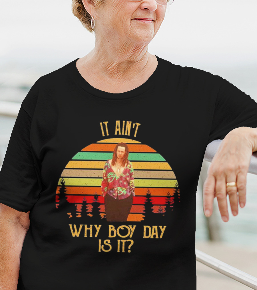 Drexl Spivey It Ain’t White Boy Day Is It Vintage Retro Sunset T-Shirt