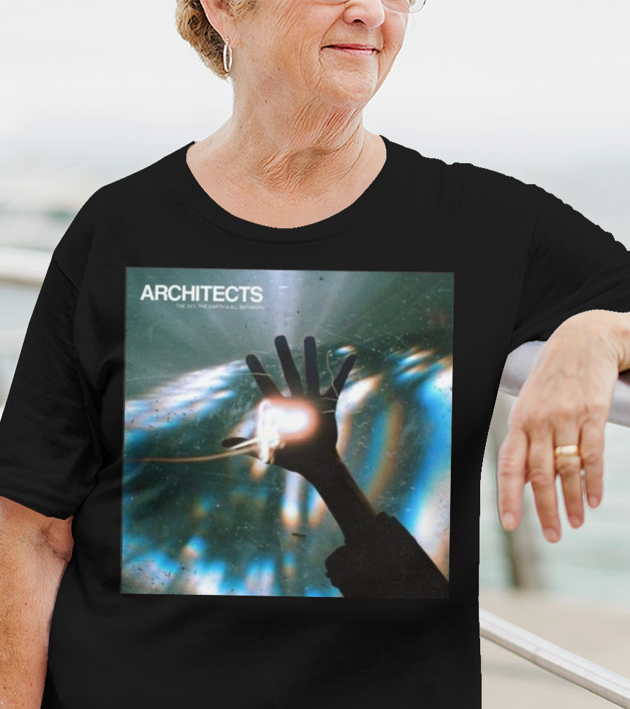 ARCHITECTS The Sky, The Earth And All Between Hand Through Light Rays T-Shirt