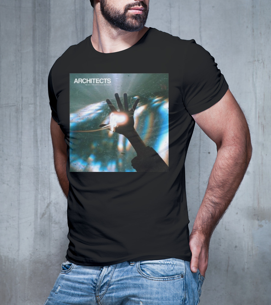ARCHITECTS The Sky, The Earth And All Between Hand Through Light Rays T-Shirt