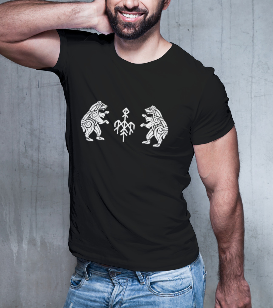 Wardruna Rune Symbol Dancing Bears Nordic T-Shirt