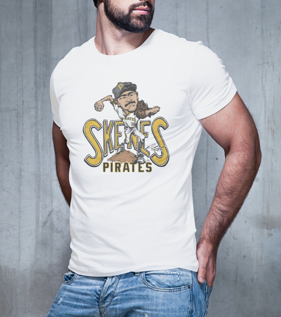 Skenes Pirates Paul Skenes Pittsburgh Pirates 38 T-Shirt