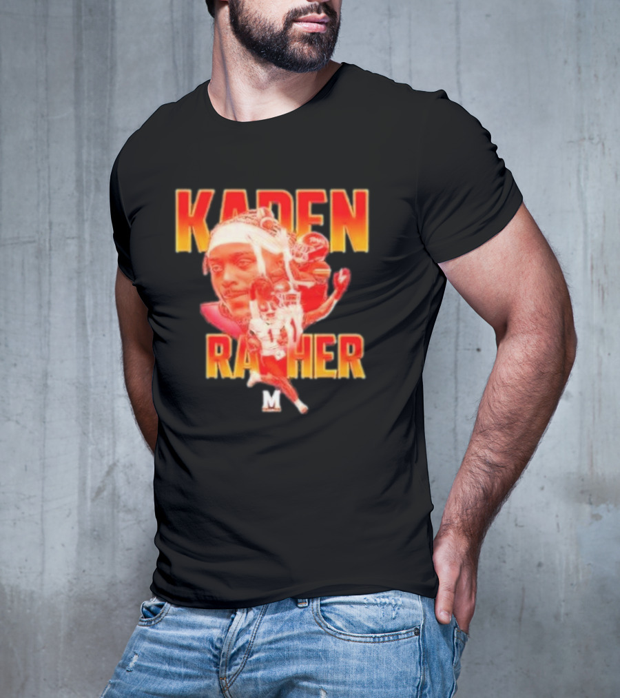 Kaden Prather Maryland Terrapins Football Player Collage T-Shirt
