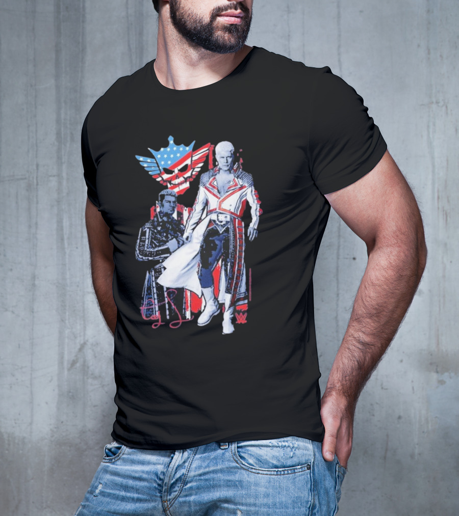 Mad Engine Cody Rhodes American Nightmare WWE T-Shirt