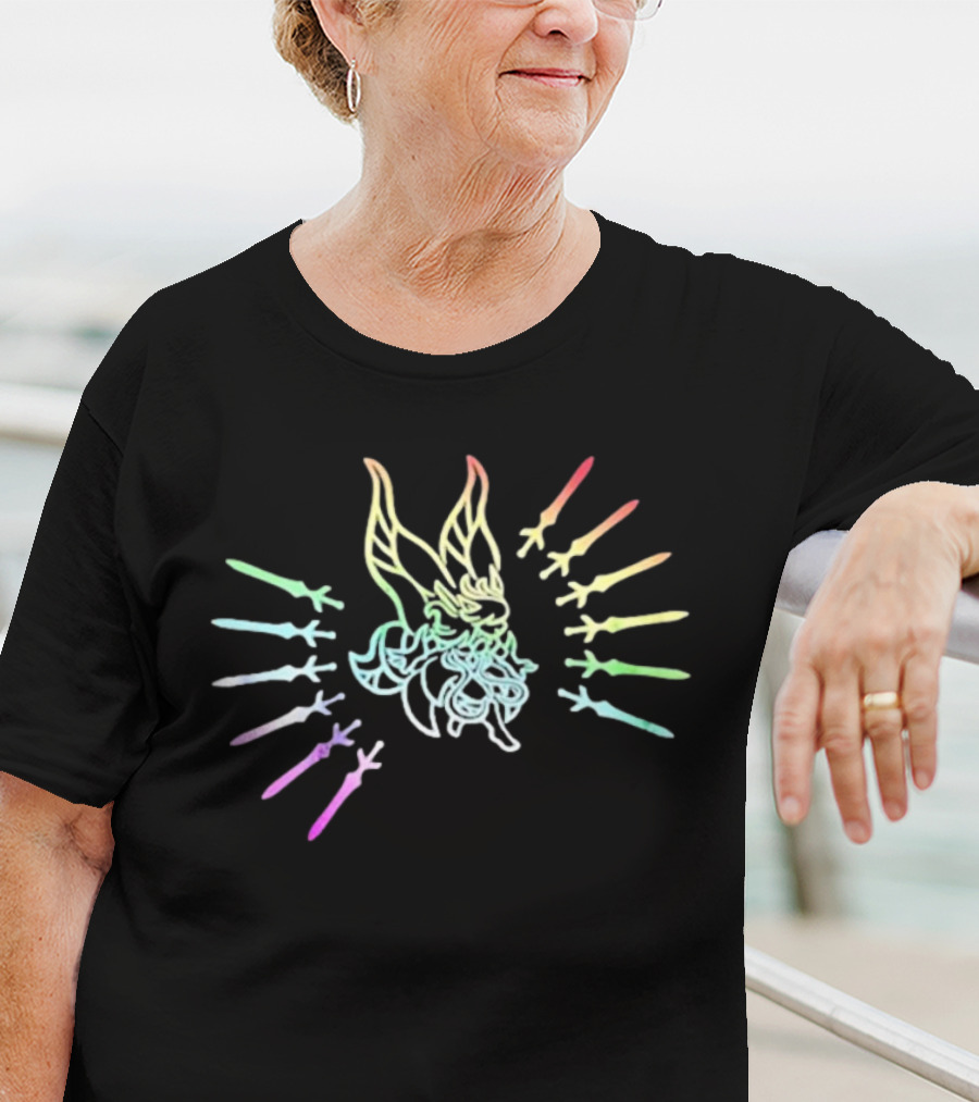 Terraria Empress Of Light Rainbow Swords T-Shirt