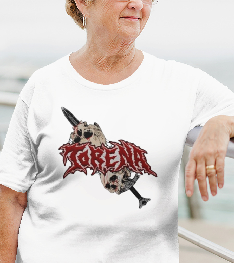Torena Sword Piercing Skulls T-Shirt