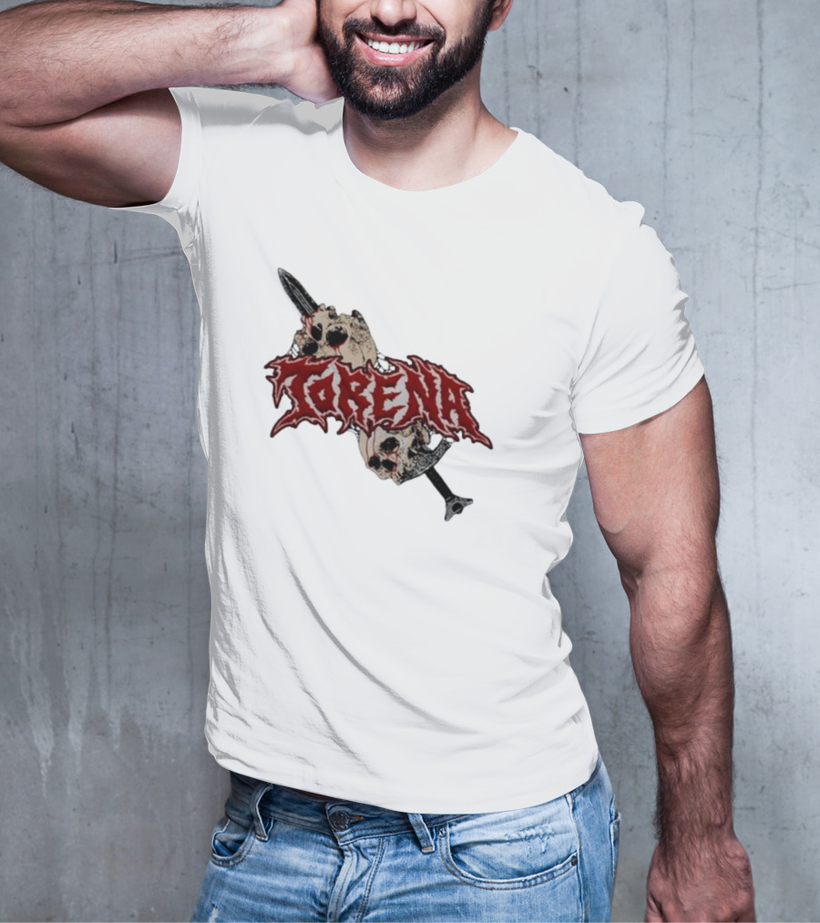Torena Sword Piercing Skulls T-Shirt