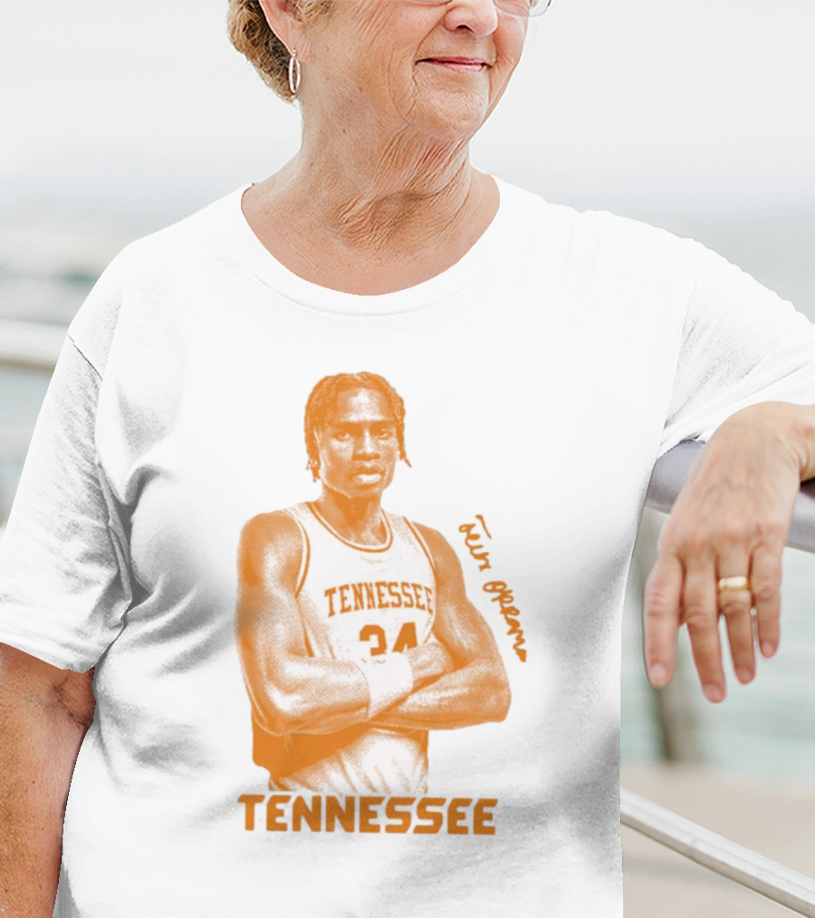 Felix Okpara Tennessee Basketball 34 Signature T-Shirt