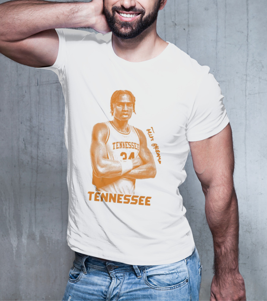 Felix Okpara Tennessee Basketball 34 Signature T-Shirt