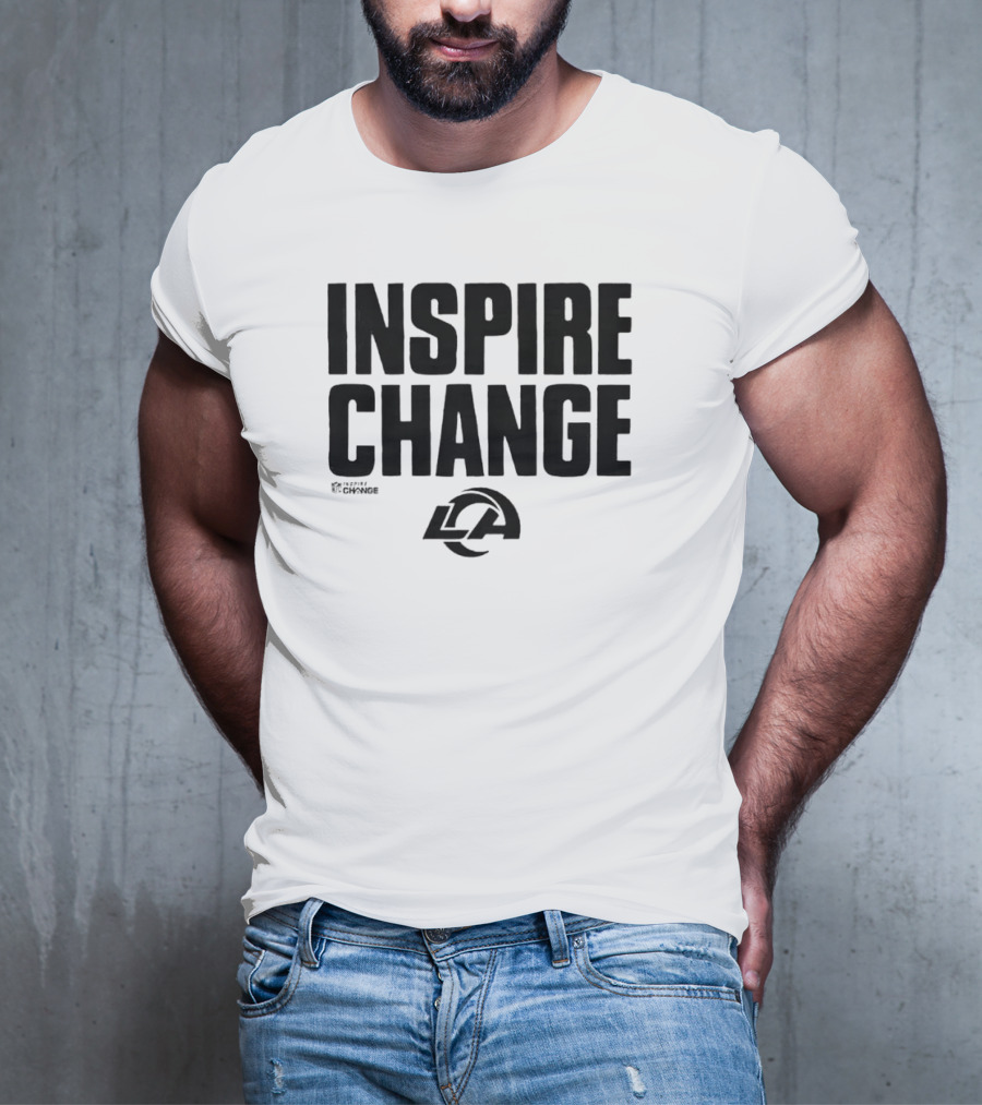 Los Angeles Rams Inspire Change LA Logo NFL T-Shirt