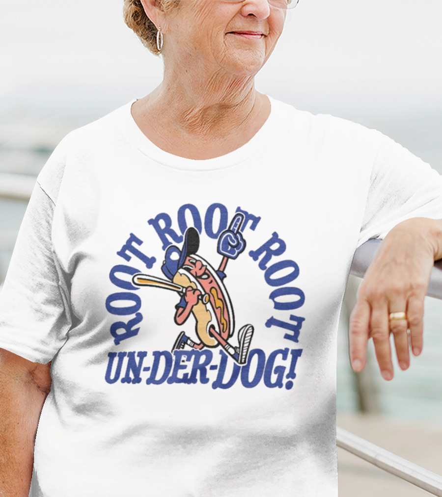 Root Root Root Un-Der-Dog Kansas City Royals MLB Blue October T-Shirt