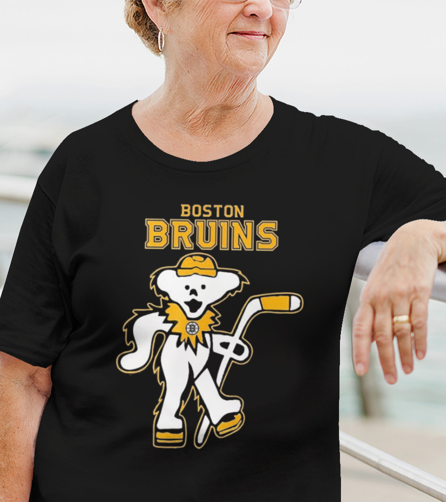 Boston Bruins Grateful Dead Dancing Bear T-Shirt
