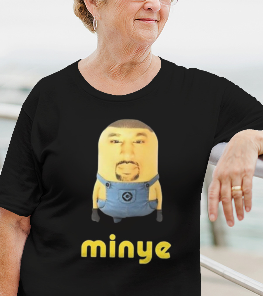 Dippytees Minye Minion Crossover Character Face T-Shirt