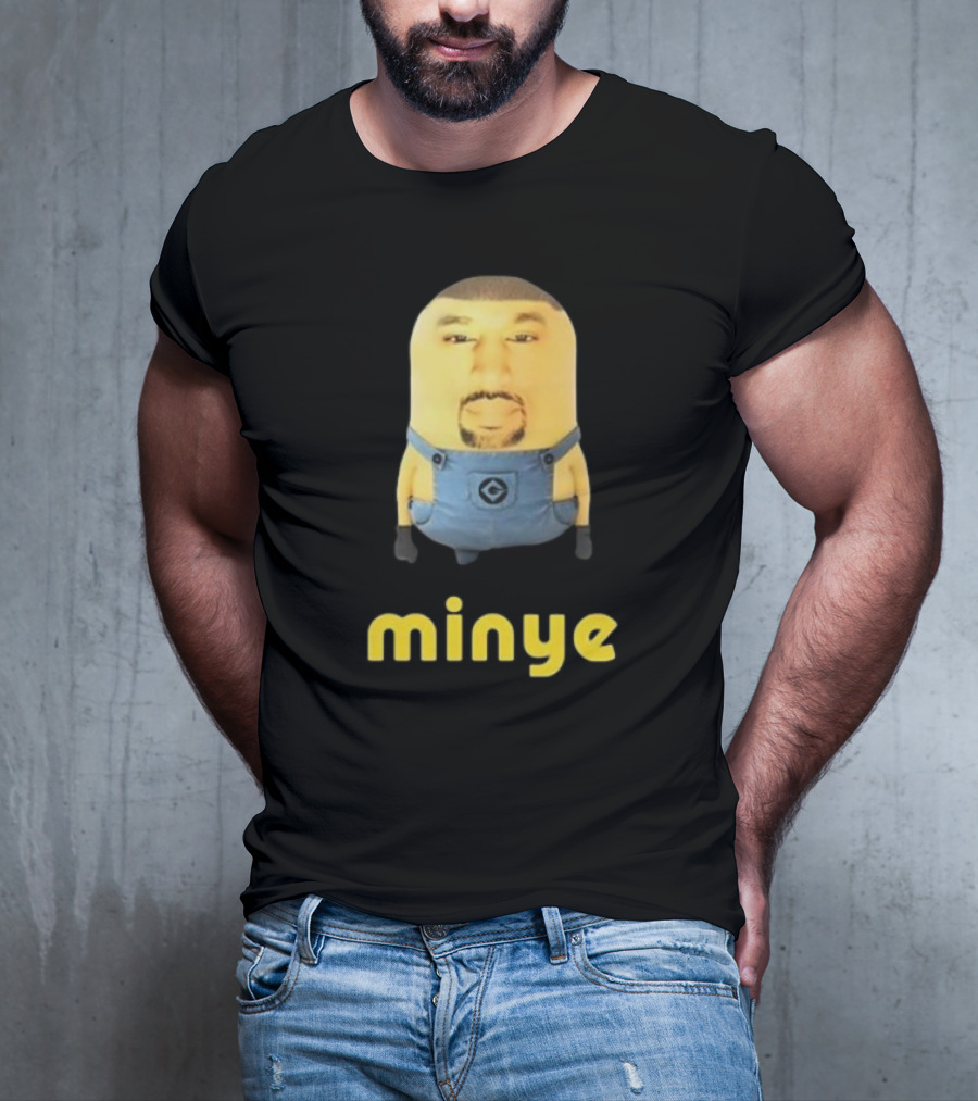 Dippytees Minye Minion Crossover Character Face T-Shirt
